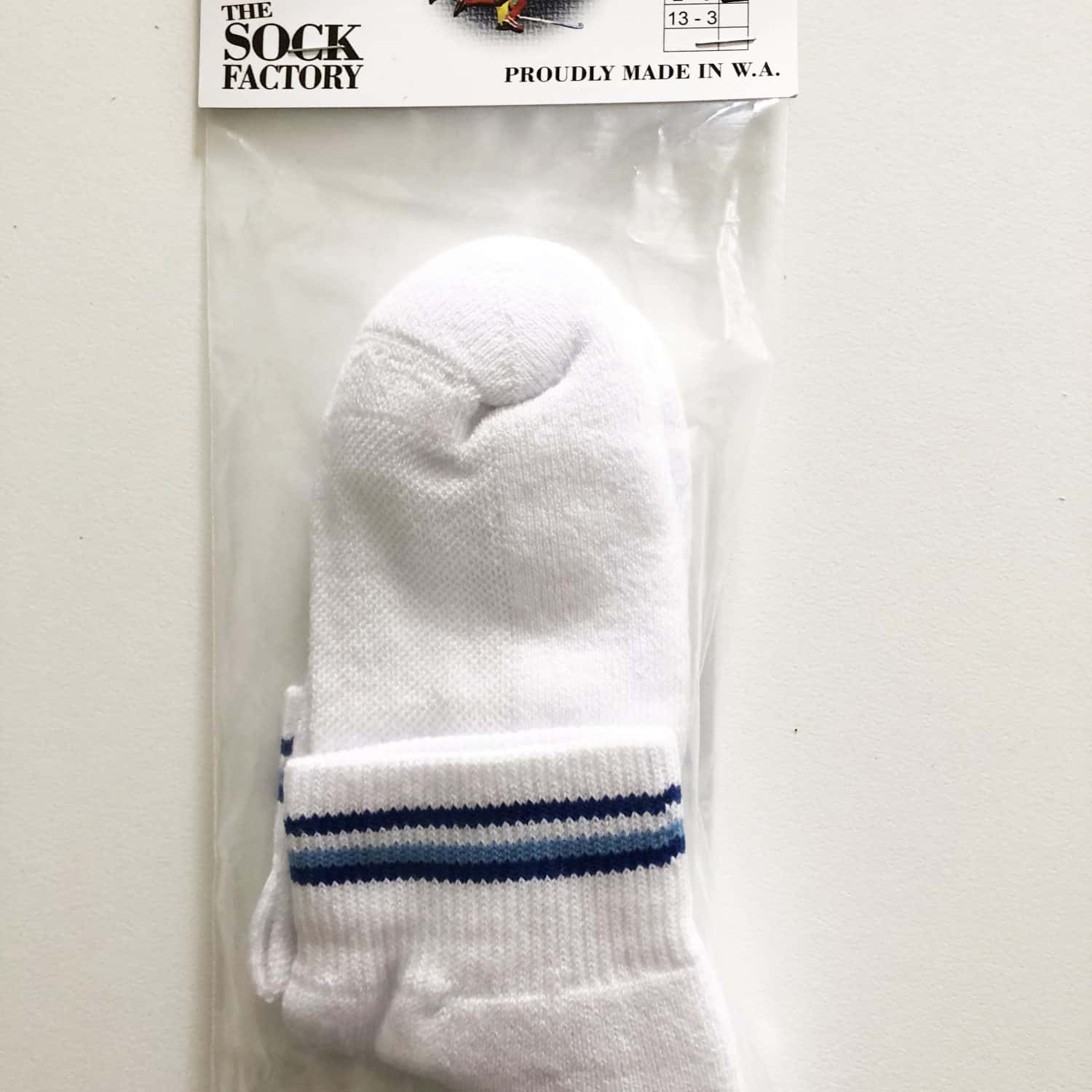 White Socks Striped